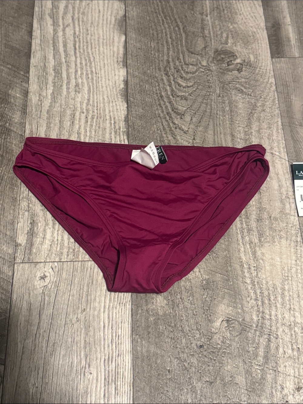 Ralph Lauren Women's Berry Magenta Bikini Bottom